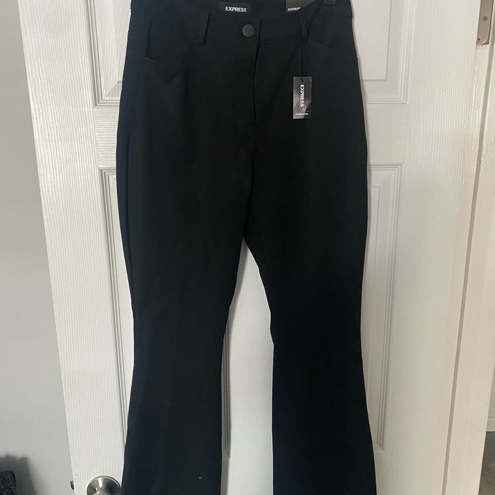 High Rise black Flare Jeans